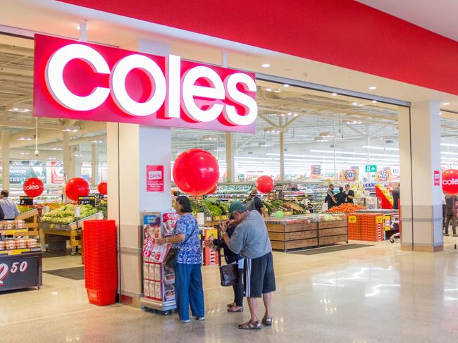 Coles is making it possible for twice as many customers to order groceries online. Picture: