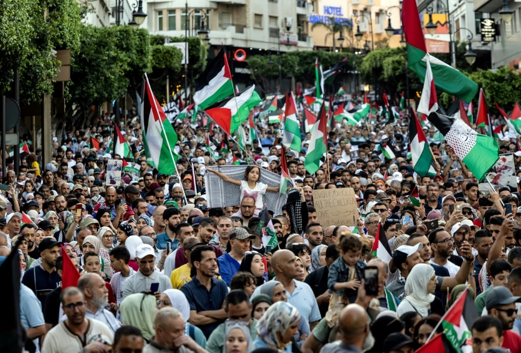 Moroccans march in pro-Palestinian rally | news.com.au — Australia’s ...