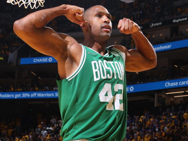 In his first NBA Finals appearance, an inspired Al Horford led the Celtics to an away win against the Warriors. Picture: Nathaniel S. Butler/NBAE via Getty Images