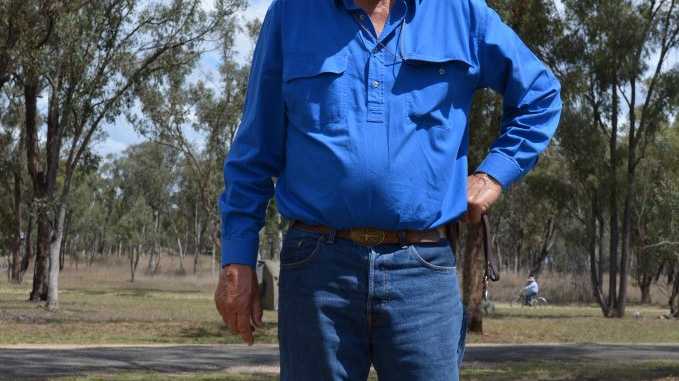 Local sheep dog competitor Roy Potticary has been selected for the Australian Team with his border collie Delrae Eddie. Picture: Sophie Lester