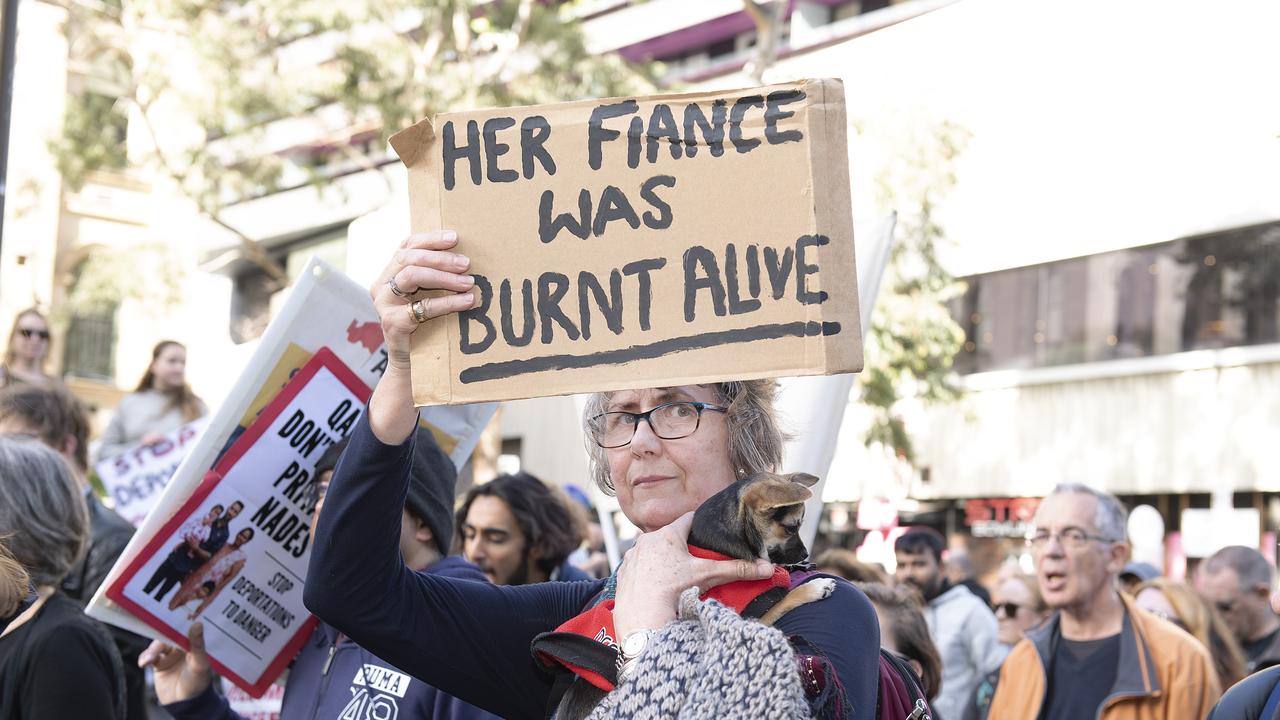 Over a dozen protests were planned across the country. Picture: AAP Image/Ellen Smith.