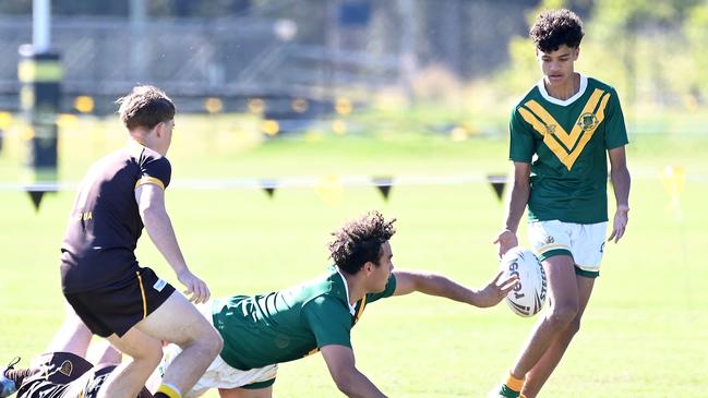 Padua Vs St Patrick'ss College AIC First XIII rugby league. Saturday July 22, 2023. Picture, John Gass