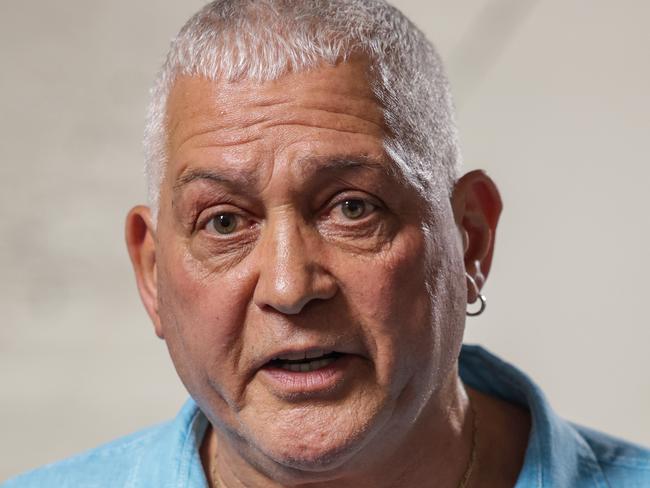 MELBOURNE, AUSTRALIA - DECEMBER 18: Mick Gatto speaks during the media opportunity at Doherty's City Gym on December 18, 2020 in Melbourne, Australia. (Photo by Jonathan DiMaggio/Getty Images)