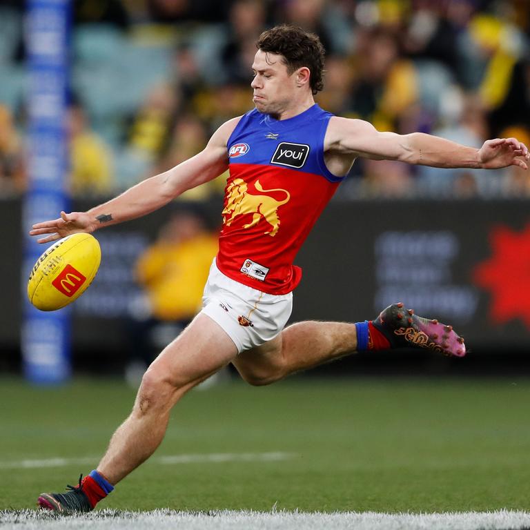 Lachie Neale is in the running for a second Brownlow Medal. Picture: Dylan Burns/AFL Photos via Getty Images