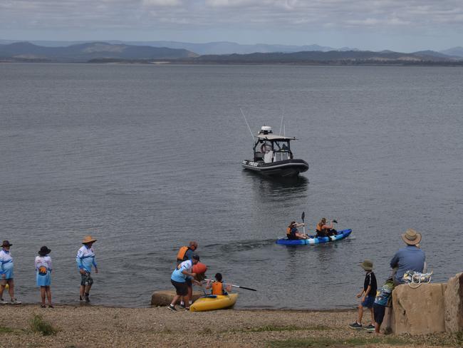 Competitors at the Lake Awoonga Adventure Race 2020