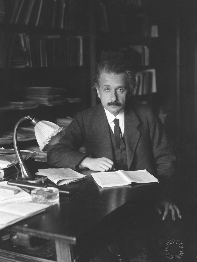 Albert Einstein in 1920, a few years after he came up with his theory of general relativity.