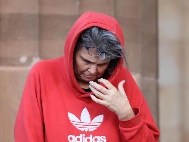 ADVERTISER NEWS: Crystal Leanne Hanley (Nowland) , mother of deceased six year old girl Charlie leaves Adelaide City Watch House, 26 April 2023. Image/Russell Millard Photography,