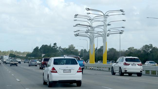 The lights when they were being installed in early 2018.