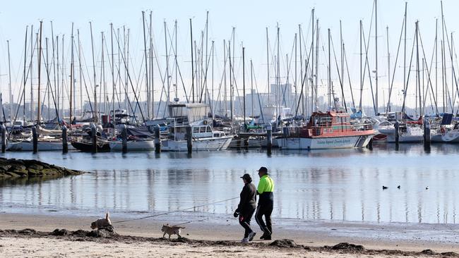 Geelong's waterfront. Research, says in recent decades Australians have become less prepared to move interstate. Picture: Mike Dugdale