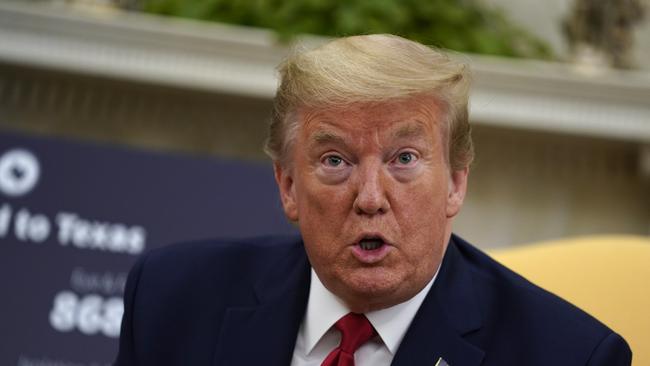 President Trump has accused China of grossly underestimating the number of infections and deaths from the virus in Wuhan and surrounding areas. Picture: AP