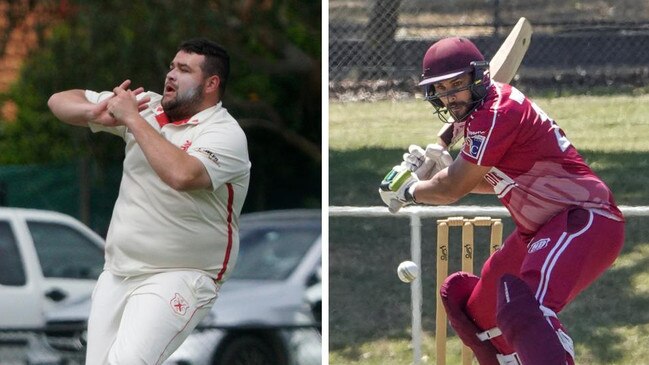 Jarryd Straker (left) leads the way with the ball.