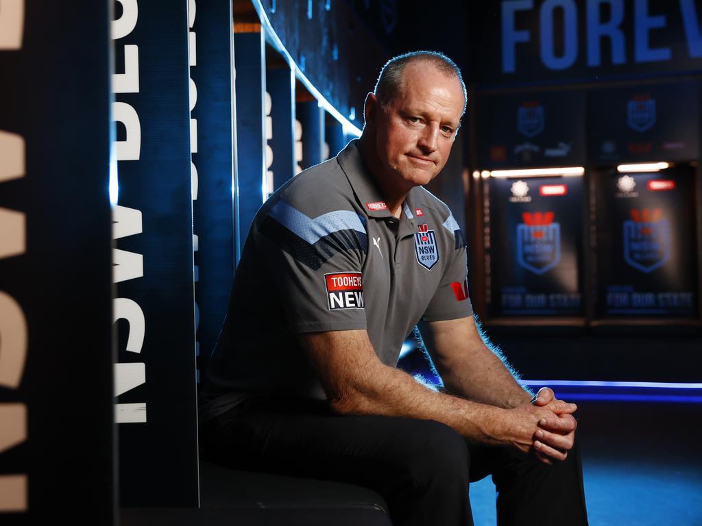 NSW Blues coach Michael Maguire. Picture: Richard Dobson