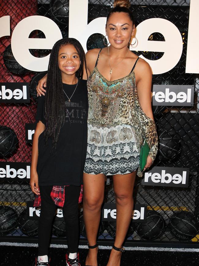 Prinnie Stevens and daughter Sania Stevens at the rebel launch.