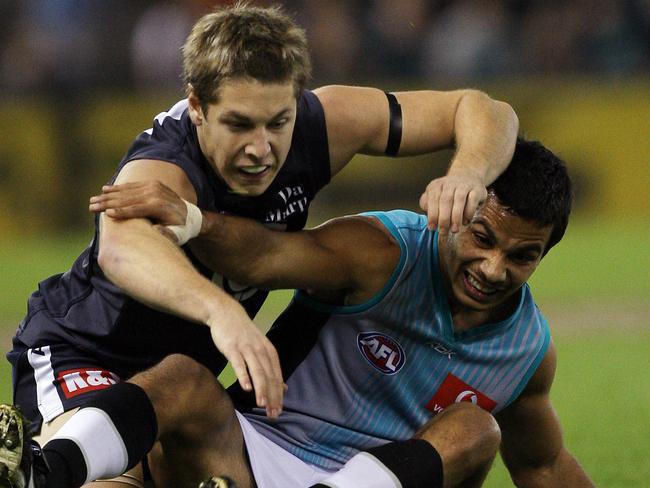 Luke Blackwell during his days at Carlton.