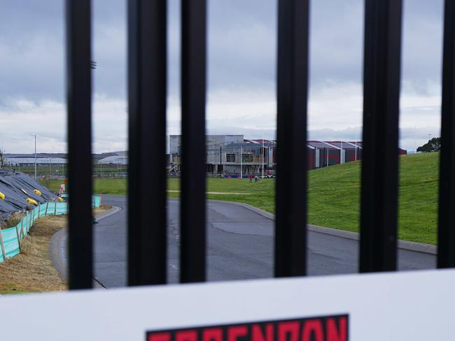 The Essendon Football Club in lockdown.