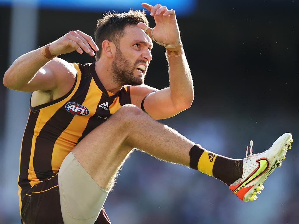 Jack Gunston could one of two big ins for Hawthorn for Friday night. Picture: Michael Klein