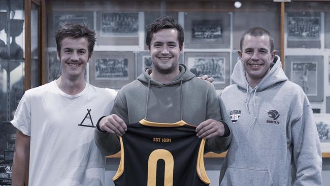 Tom, Jack and Max Worrell will pay tribute to their mum as part of the TAC’s Towards Zero football round.