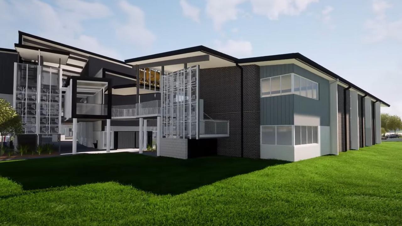 Bold Architecture renders of Catherine McAuley College Stage 2, along Nebo Rd in Mackay.