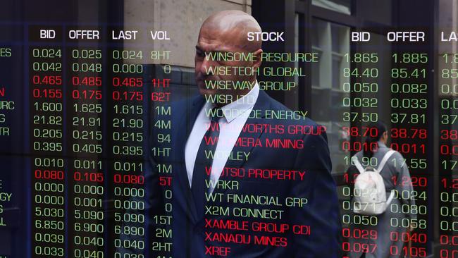 SYDNEY, AUSTRALIA  - Newswire Photos  AUGUST 07 2023: A general view of the digital boards at the ASX in Sydney as interest rates continue to rise.  Picture NCA Newswire/ Gaye Gerard