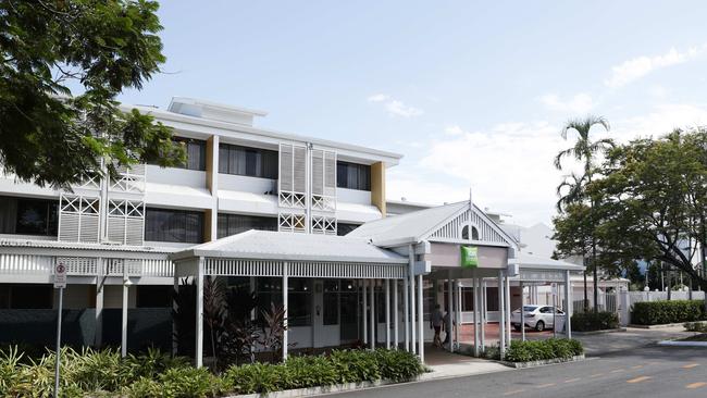 The Ibis Styles hotel on Florence Street was approved by Queensland Health to operate as an isolation hotel in January. Picture: Brendan Radke