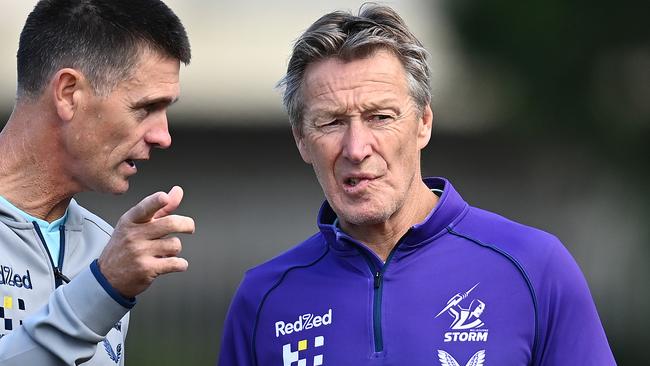 Storm coach Craig Bellamy is still weighing up whether to coach again next season. Picture: Quinn Rooney/Getty Images