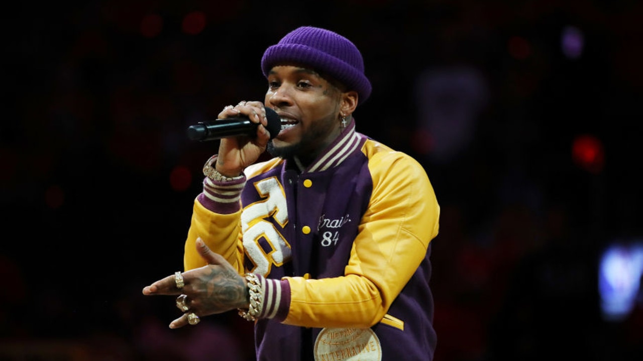 Tory Lanez performing at Game Five of the NBA Finals in 2019. Picture: Gregory Shamus / Getty Images