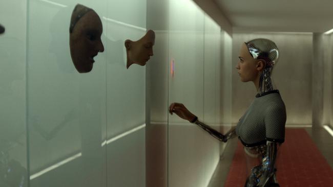 Woman or machine ... Ava (Alicia Vikander)  presents some  ethical dilemmas in Ex Machina.