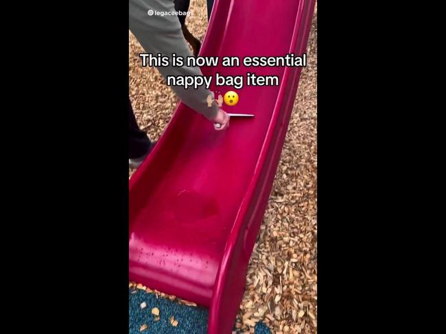 No more wet bums! The park hack every parent needs