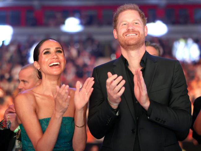 Meghan Markle has taken a back seat from Prince Harry throughout the Invictus Games. Picture: Chris Jackson/Getty Images for the Invictus Games Foundation