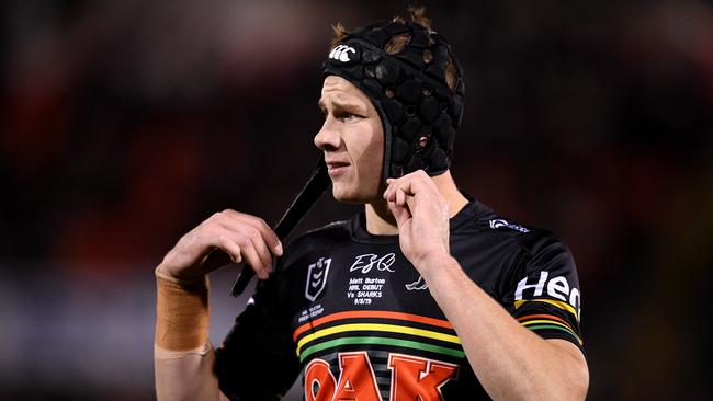 Matt Burton impressed on debut for Penrith. Picture: Dan Himbrechts