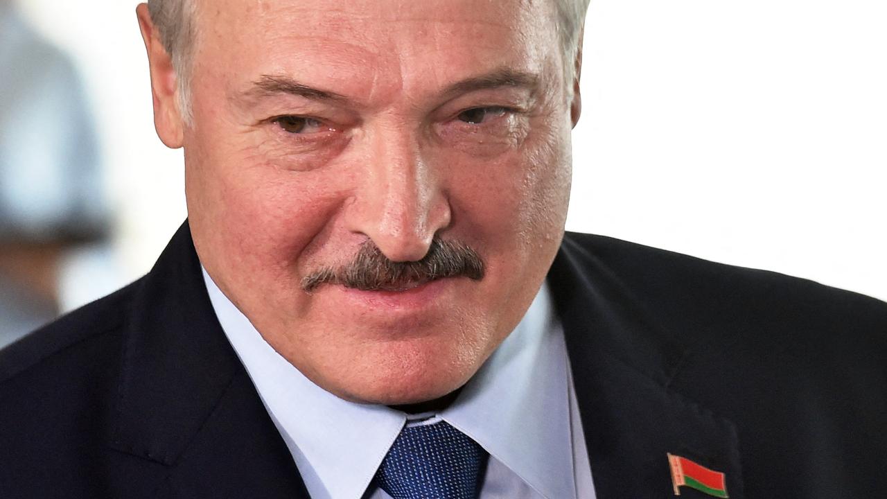 Belarusian President Alexander Lukashenko is not recognised as the nation’s legitimate leader by the US or EU. Picture: Sergei Gapon/AFP