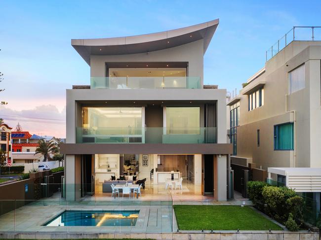 159 Hedges Ave, Mermaid Beach was listed for $16.5 million with Kollosche.