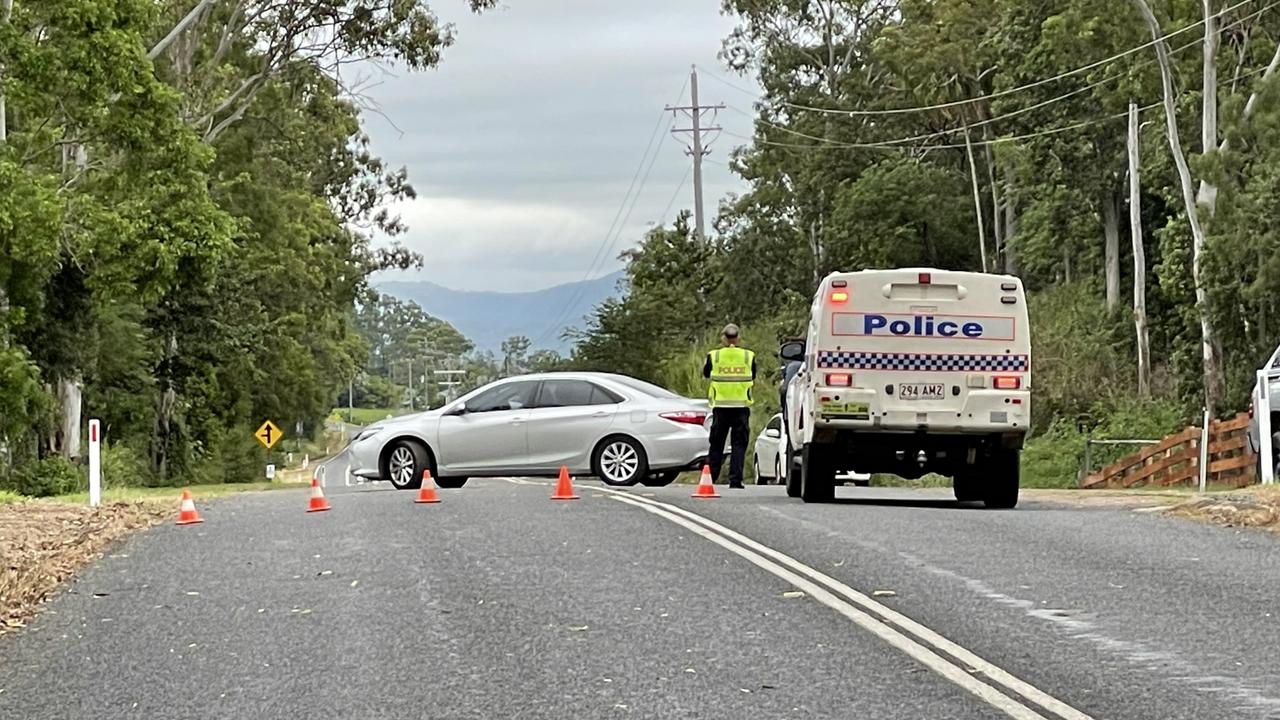 Police were called to Sarina about 5.50am on Sunday after a man was found lying on the road. Tragically he died at the scene. Picture: Janessa Ekert