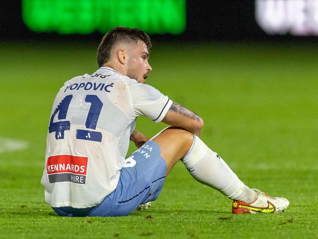 Sydney FC are on the precipice. Picture: Santanu Banik/MB Media/Getty Images