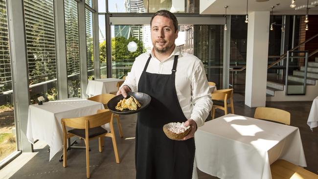 Executive chef Doug Innes-Will will reopen GOMA restaurant on November 4 with a new concept. Picture: Mark Cranitch.