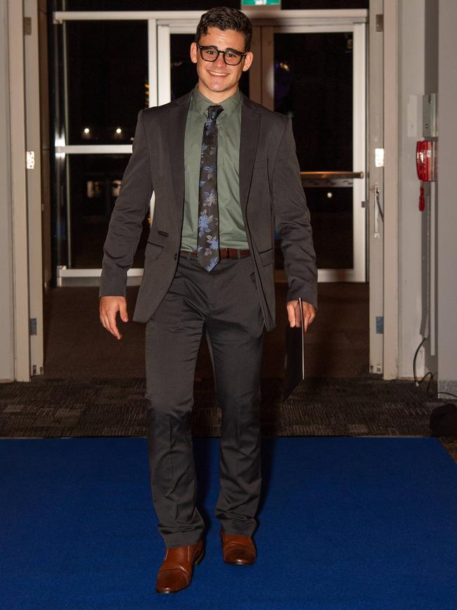 Nikolas Thorn Langelaar at the Year 12 School formals of Darwin High School at Darwin Convention Centre, Darwin. Picture: Pema Tamang Pakhrin.