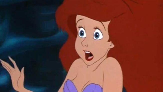 Even mermaid Ariel is shocked by the fan theory. Image: Disney