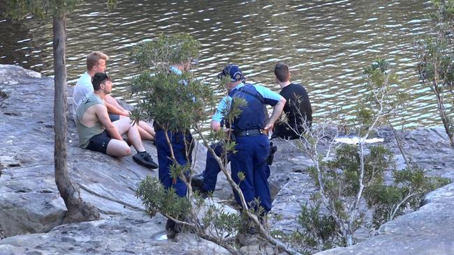 Friends said Blayd jumped into the water from a 15m ledge. Picture: TNV