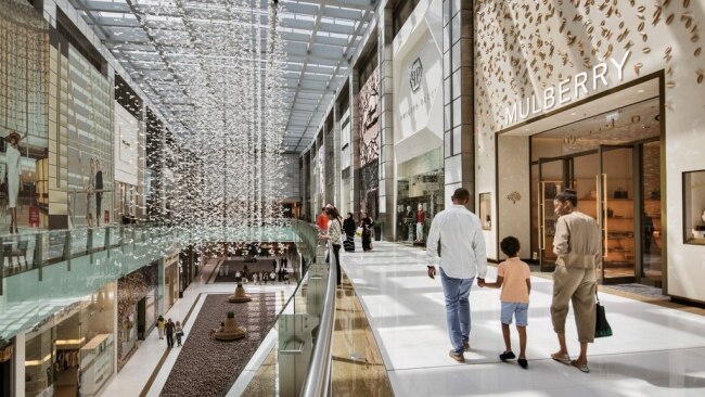 Shopping at the Dubai Mall.