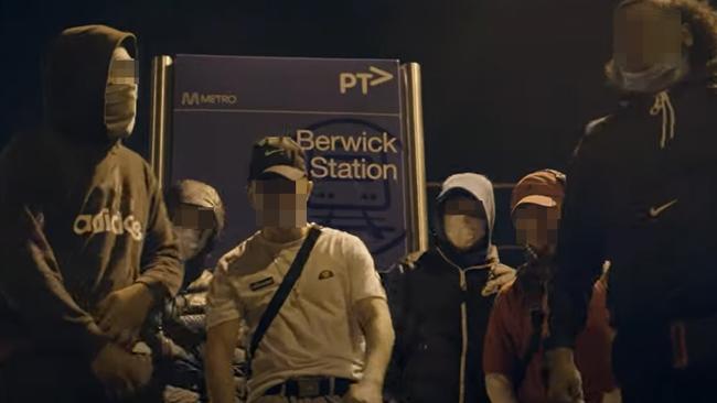 Melbourne youth gangs are brazenly brandishing weapons in drill music videos.