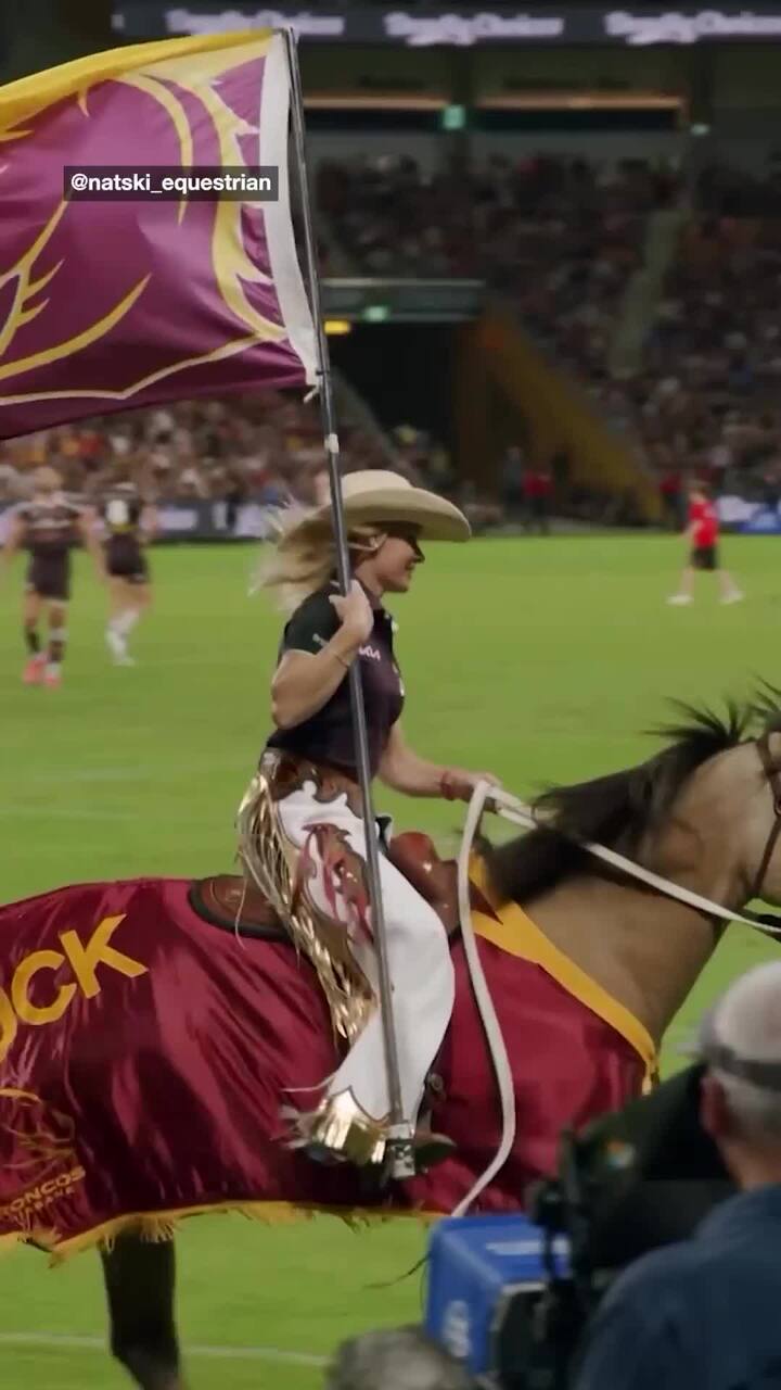 Buck the Bronco a fan favourite at Suncorp
