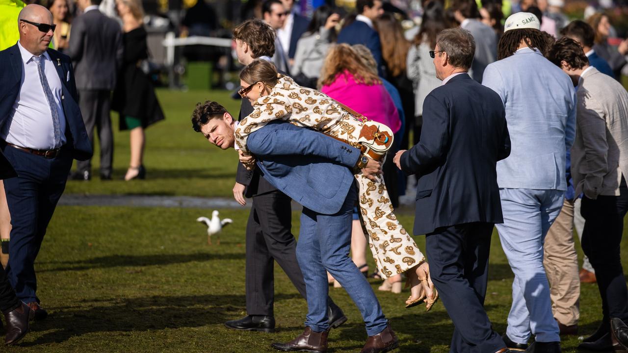 Major changes to Victoria’s public intoxication laws will take effect on Melbourne Cup day. Picture: Jason Edwards