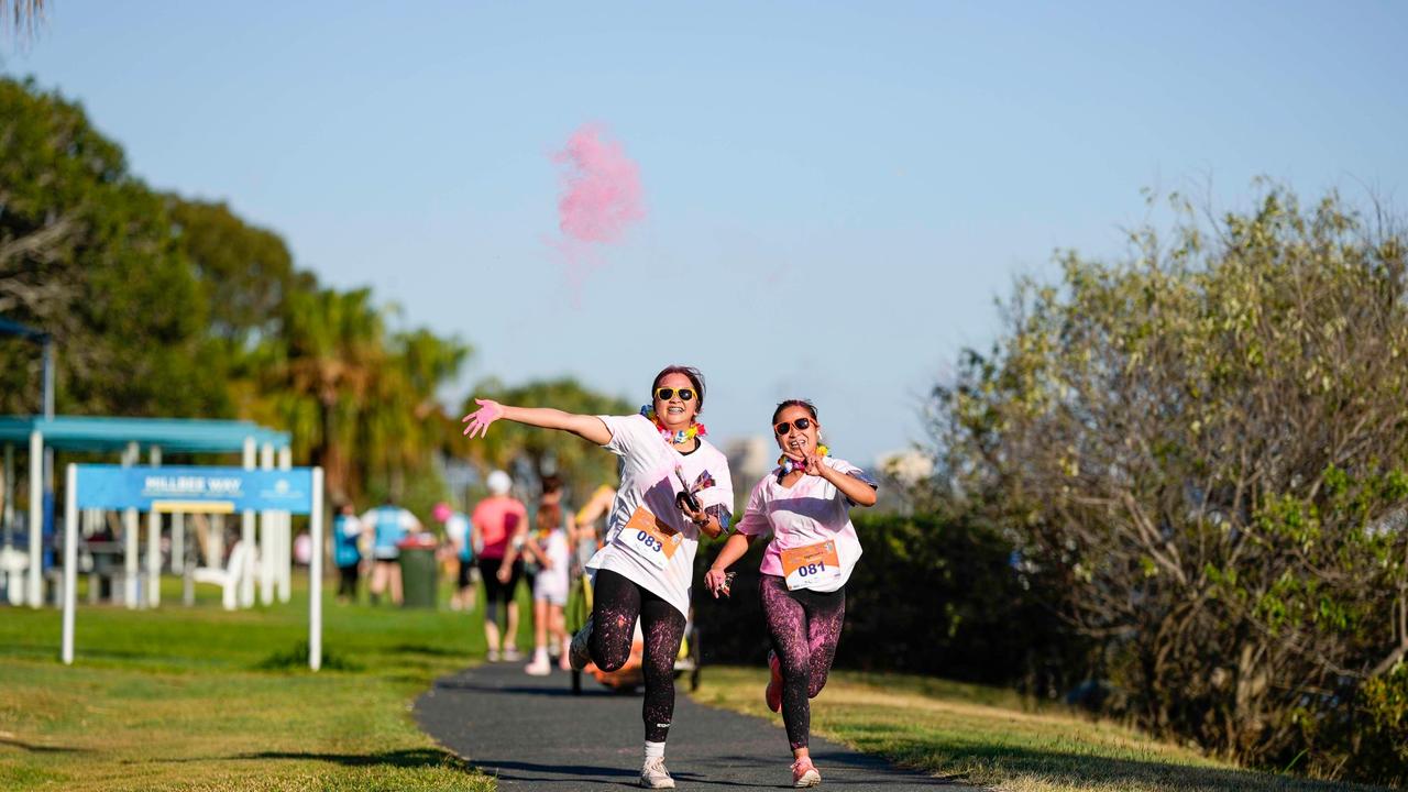 Fun from the 2023 Gladstone Colour Me Capricorn fun run for the RACQ CapRescue. Photos: Cherryandjun Photography