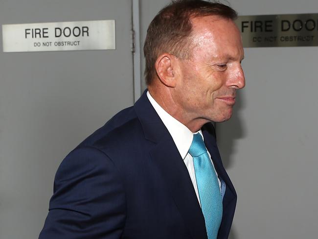 Tony Abbott said he was ‘very happy’ for his sister and new sister-in-law. Picture: Diimex