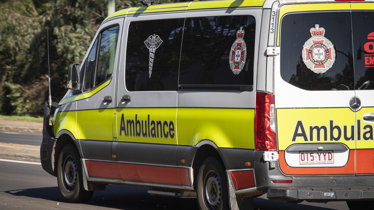 Man taken to Kingaroy Hospital with burns after backyard fire