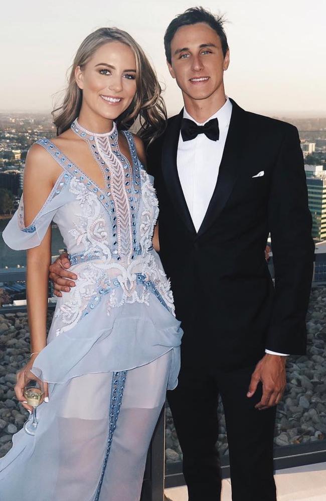 Cameron McEvoy has split with girlfriend Violet Atkinson. Picture: Instagram/@cam_mcevoy