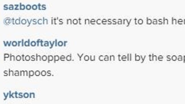 Backlash ... Lindsay Lohan’s followers were quick to pick up ‘distortions’ in the selfie. Picture: Instagram/Lindsay Lohan