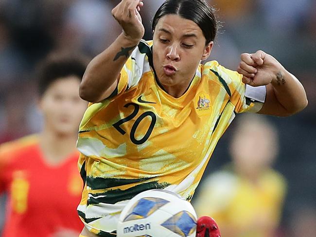 Sam Kerr continues to deliver on the big stage. Picture: Getty Images