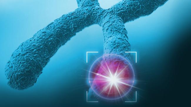 An illustration of NTRK gene fusion that acts as an ignition switch for tumour growth.