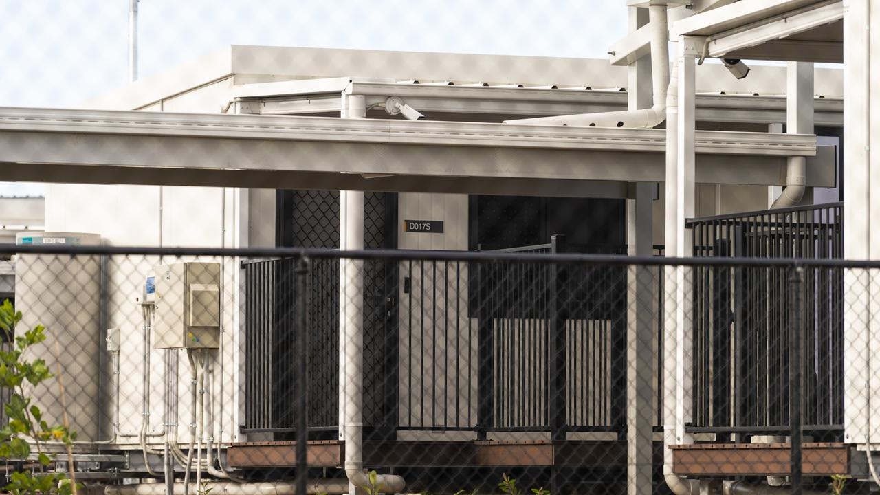 The State Governments Wellcamp quarantine facility, the Queensland Regional Accommodation Centre, welcomed the first cohort of guests on February 5, 2022. Picture: Kevin Farmer